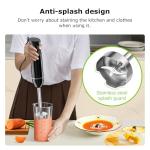 Bonsenkitchen Immersion Blender with Stainless Steel Blades