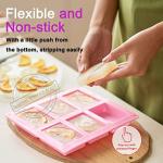 Walfos 3-Pack Silicone Soap Molds - Rectangle