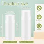 50 Pack Refillable 60ml Deodorant Containers