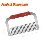 Soap Cutter Set - Stainless Steel Wavy & Straight