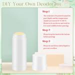 50 Pack Refillable 60ml Deodorant Containers