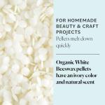 Sky Organics Organic White Beeswax for DIY Crafts