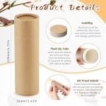 10 Pack Biodegradable Paperboard Deodorant Tubes