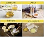 Pure Yellow Beeswax Bars for DIY Skincare
