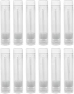 Empty Lip Balm Tubes Pack of 12 Natural 5.5ml