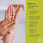 Organic Unrefined Sesame Oil for Massage & Body