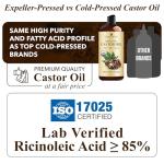 Organic Castor Oil 16 Fl Oz - Pure and Natural