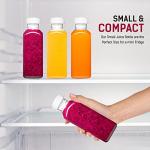 Reusable 12oz Juice Bottles with Caps - 6 Pack