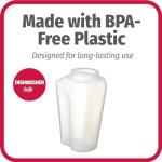BPA-Free 1 Quart Mixing Pitcher with Lid