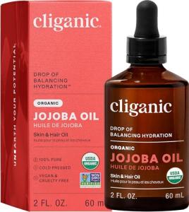 Cliganic Pure Organic Jojoba Oil, 2oz