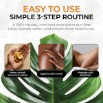 Pure Raw African Shea Butter from Ghana - 8oz