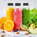 Clear Plastic Juice Bottles with Tamper Proof Lids