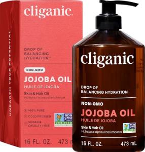 Cliganic 100% Pure Jojoba Oil 16oz