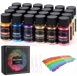 Forypretty Mica Powder Set — 24 Vibrant Colors