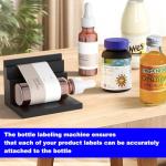 Labeling Machine for Jars, Oils, Candles, Balms