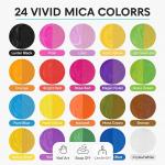 Forypretty Mica Powder Set — 24 Vibrant Colors