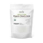 Nuvia Organics Stearic Acid - USDA Certified, 16oz