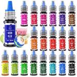 20 Vibrant Bath Bomb Soap Dye Colors