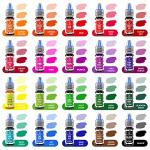 20 Vibrant Bath Bomb Soap Dye Colors