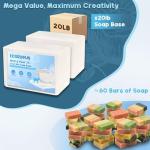 Unscented 20lb Melt and Pour Soap Base