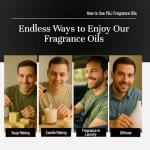 Gentlemen's Fragrance Oils Set for Soap & Candles