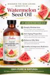 Pure Cold Pressed Watermelon Seed Oil - 4 oz