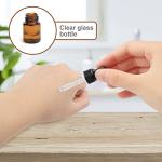 Mini Amber Glass Dropper Bottles - 15 Pack