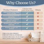 100 Cotton Muslin Drawstring Bags by Celestial Gifts