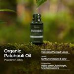 Organic Patchouli Essential Oil - 100% Pure 0.34 Fl Oz