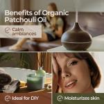 Organic Patchouli Essential Oil - 100% Pure 0.34 Fl Oz