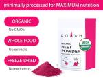 Organic Beet Powder for Smoothies and Juices