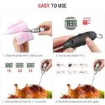 Digital Food Thermometer for Baking and Cooking