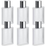 6 Pack Refillable Frosted Glass Perfume Atomizers