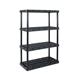 Sturdy 4-Shelf Ventilated Storage Organizer Unit