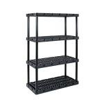 Sturdy 4-Shelf Ventilated Storage Organizer Unit