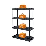 Sturdy 4-Shelf Ventilated Storage Organizer Unit