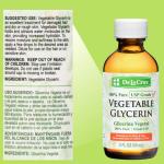 100% Pure Vegetable Glycerin in Glass Bottle