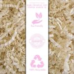 Light Ivory Crinkle Cut Paper Shred Filler