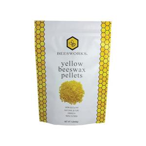 Beesworks 100% Pure Yellow Beeswax Pellets - 1 lb