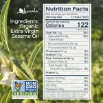 Organic Extra Virgin Sesame Oil - 1 Gallon