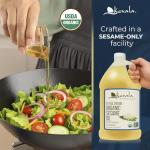Organic Extra Virgin Sesame Oil - 1 Gallon