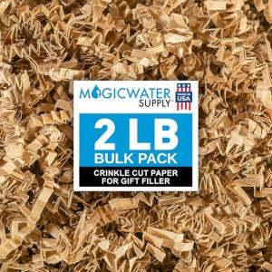 Kraft Crinkle Cut Paper Shred Filler - 2 LB