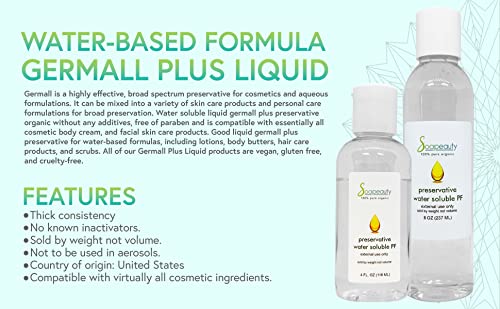 2 oz Germall Plus Liquid Preservative for Cosmetics