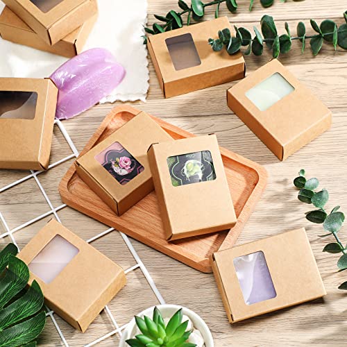 Handmade Soap Packaging Boxes Kraft with Window