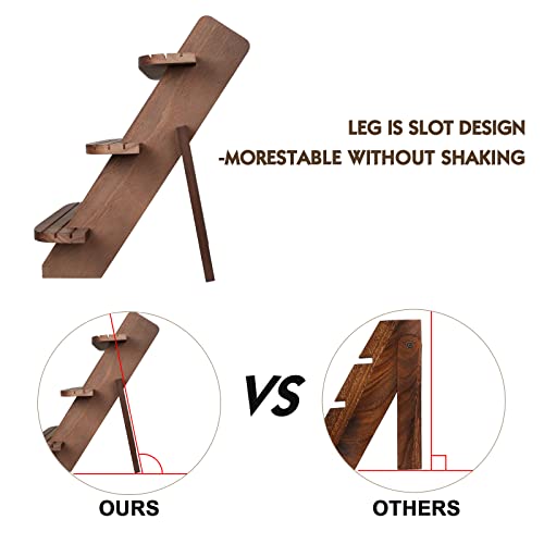 3 Tier Wooden Earring & Ring Holder Display Stand