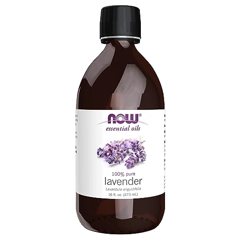 NOW Lavender Essential Oil 16-Ounce, Vegan, Child Resistant