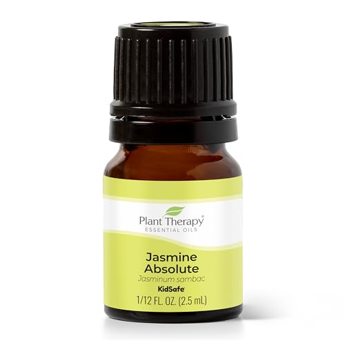 100% pure Jasmine Absolute Essential Oil, Natural Aromatherapy