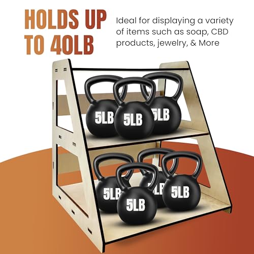 Portable 3-Tier Display Stand for Handmade Soaps