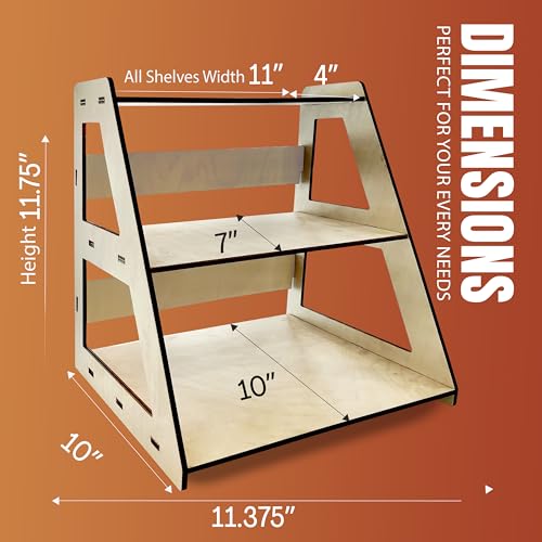 Portable 3-Tier Display Stand for Handmade Soaps