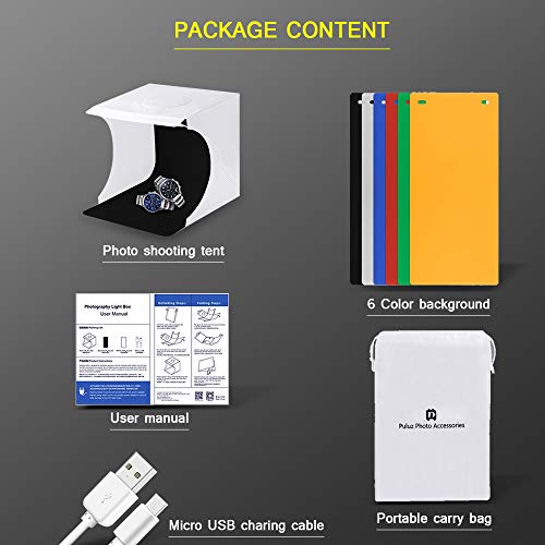 Portable Mini Light Box Kit for Jewelry Photography
